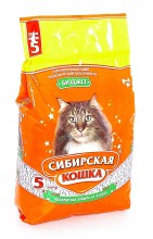 Сибирская кошка Впитывающий наполнитель "Бюджет"