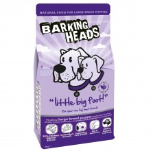 Barking Heads Little Big Foot/ Сухой корм для щенков крупных пород с курицей, лососем и рисом "Большелапый малыш"