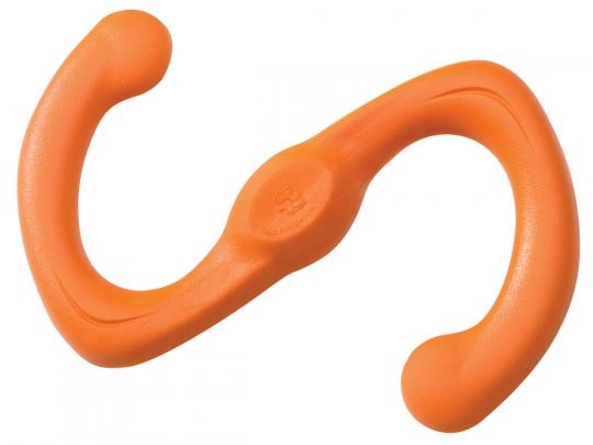 Zogoflex игрушка для собак Bumi L 25,4 см перетяжка оранжевая 