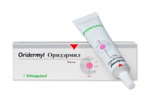 Vetoquinol Orydermyl/Оридермил 10г мазь для лечения отитов с противоклещевым действием