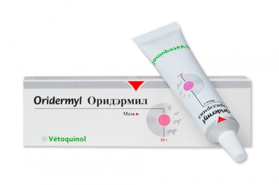 Vetoquinol Orydermyl/Оридермил 10г мазь для лечения отитов с противоклещевым действиемкупить