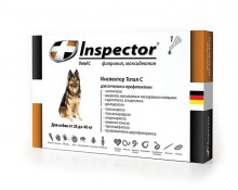 Inspector Total C/ Инспектор Тотал Капли от внешних и внутренних паразитов для собак 25-40кг