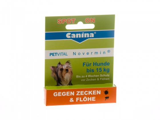 Canina Petvital Novermin/ Новермин антипаразитарые капли для собак мелких пород  2мл купить