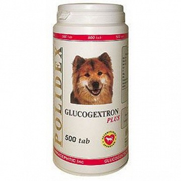 Polidex Glucogextron plus/ Глюкогекстрон плюс для собак улучшает образование внутрисуставной жидкости купить 