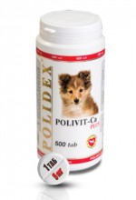 Polidex Polivit-Ca plus/ Поливит Кальций плюс для правильного внутриутробного роста и формирования скелета щенков