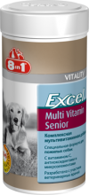8in1 Excel Multi Vitamin Senior 70 жевательных таблеток для пожилых собак