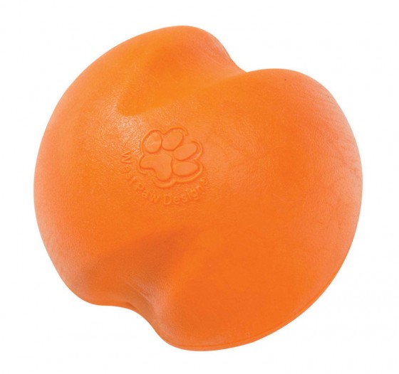 Zogoflex игрушка для собак мячик Jive L 8 см оранжевый 