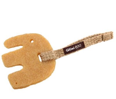 GiGwi Игрушка для маленьких собак из экорезины и текстиля Большой Слон 11см