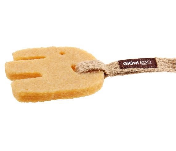 GiGwi Игрушка для маленьких собак из экорезины и текстиля Большой Слон 11см