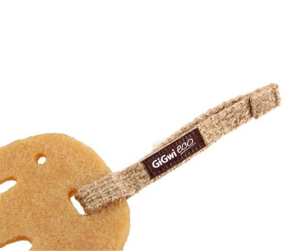 GiGwi Игрушка для маленьких собак из экорезины и текстиля Большой Слон 11см