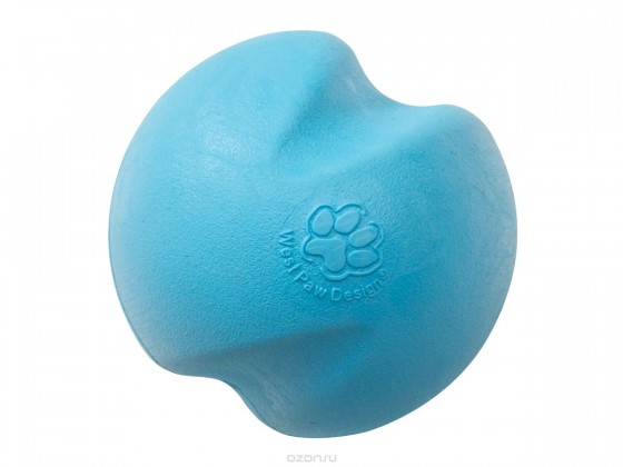 Zogoflex игрушка для собак мячик Jive S 6,6 см голубой 