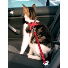 Автомобильный ремень безопасности со шлейкой для кошки, 20-50 см
