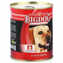 Зоогурман консервы для собак "BIG DOG" говядина
