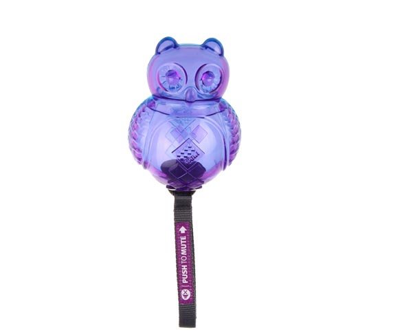 GiGwiИгрушка для собак Сова с отключаемой пищалкой 14 см