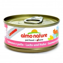 Almo Nature Legend HFC Adult Cat Salmon&Chicken/ Консервы для Кошек с Лососем и Курицей 70г