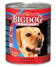 Зоогурман консервы для собак "BIG DOG" мясное ассорти