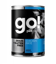 GO! NATURAL Holistic консервы беззерновые с курицей для собак, Grain Free Chicken Pate