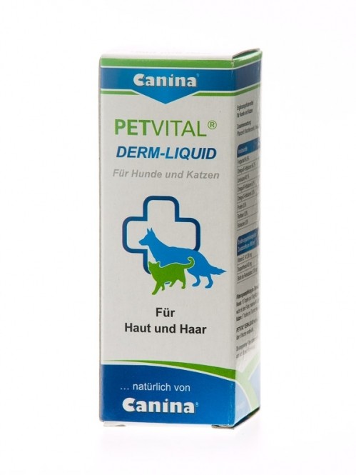 Canina Petvital Derm Liquid/ Дерм Ликвид тоник для проблемной кожи и шерсти 25 мл 