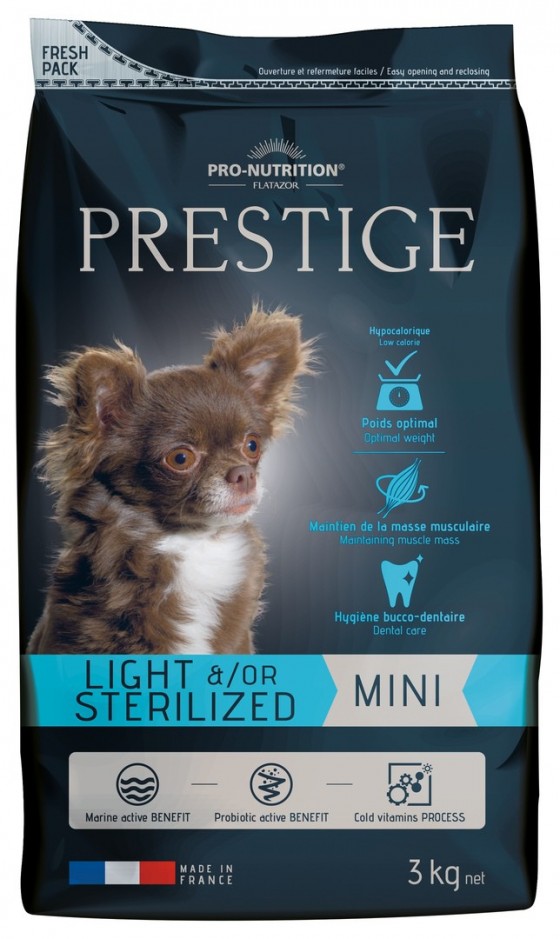 Flatazor Prestige ADULT Mini Sterilized/ Сухой корм для стерилизованных собак мелких пород 