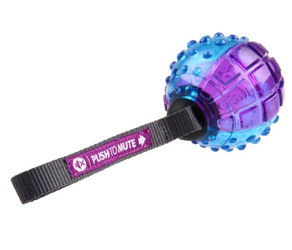 GiGwi Игрушка для собак Мяч с отключаемой пищалкой 9см купить 