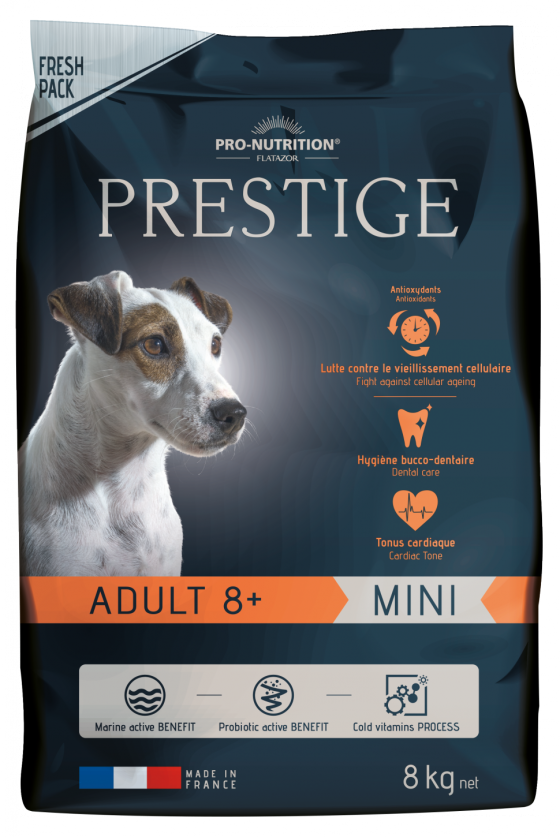 Flatazor Prestige Mini Adult 8+/ Сухой корм для пожидых собак мелких пород 