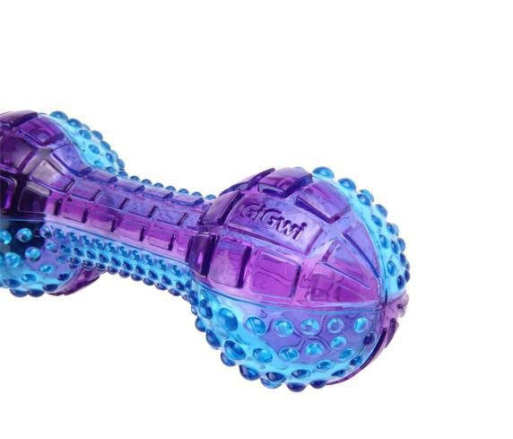 GiGwi Игрушка для собак Гантеля с отключаемой пищалкой 18см купить 