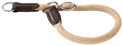Hunter ошейник-удавка для собак Freestyle 60/10 нейлоновая стропа бежевый