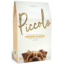 Piccolo Grain Free Chicken&Duck/Сухой беззерновой корм для собак мелких пород с цыпленком и уткой