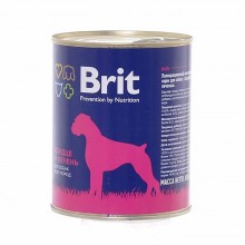 Brit Heart&Liver / Консервы для собак с сердцем и печенью 850г