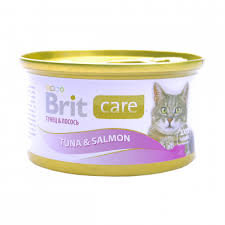 Brit Care Tuna&amp;Salmon/ Консервы для кошек с тунцом и лососем 80г