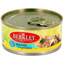 Berkley консервы для котят с кроликом и овощами, Kitten Rabbit&Vegetables