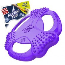 GiGwi Flying Tug/ Флайн Таг игрушка для собак для перетяжек и бросков фиолетовая 24см