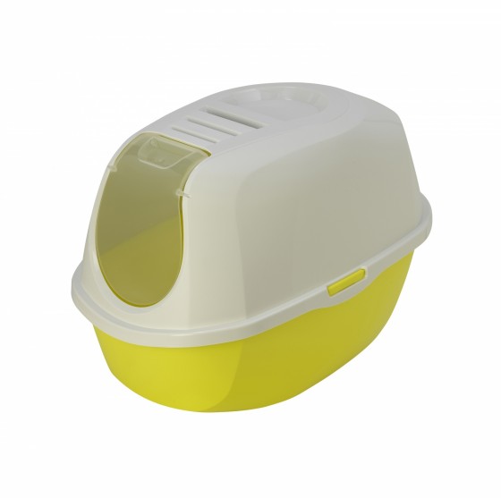 Туалет-домик Mega Smart с угольным фильтром, лимонно-желтый, 66х46х49 