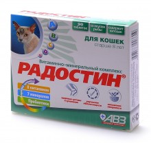 "Радостин" добавка витаминно-минеральная для кошек старше 8 лет, 90 табл.