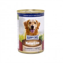 Happy dog кусочки в фарше для собак - телятина с сердцем