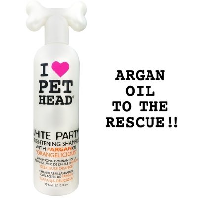 Pet Head White Party Shampoo/ Белая вечеринка -апельсиновый шампунь для собак белых окрасов шерсти 473мл