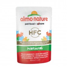 Almo Nature Classic Nature - Chicken&Shrimps/ Паучи для Кошек с Курицей и Креветками 55г