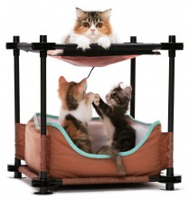 Лежак для кошек "Барские покои", 44x45x45 см