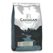 Canagan Cat Grain Free Scottish Salmon/ Сухой беззерновой корм с лососем для кошек и котят