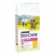 Корм Dog Chow для взрослых собак малых и миниатюрных пород с курицей