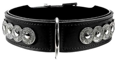 Hunter ошейник для собак Basic Rom 65 (51-58,5 см)/3,9 натуральная кожа черный