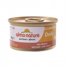 Almo Nature Daily Menu - mousse with Salmon/ Консервы нежный мусс для кошек "Меню с Лососем" 85г