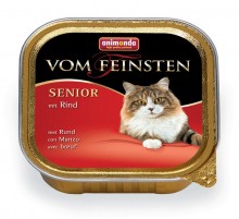 Animonda Vom Feinsten Senior/ Консервы для кошек старше 7 лет с говядиной 100г