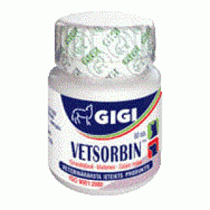  GiGi Ветсорбин препарат абсорбент для нормализации работы кишечника собак и кошек 80 таблеток (1таб./10кг) купить