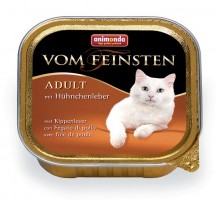 Animonda Vom Feinsten Classic/ Консервы для кошек с куриной печенью 100г