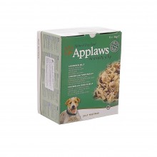 Applaws Jelly Multipack/ Набор для собак "Кусочки в желе с курицей: ассорти" 8шт*156г