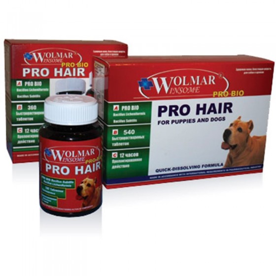 Wolmar Winsome Pro Bio PRO Hair/ мультикомплекс для кожи и шерсти 540таблеток 