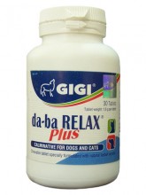 GiGi  Да-ба Релакс Плюс успокаивающий антистрессовый препарат для собак и кошек 30 таблеток