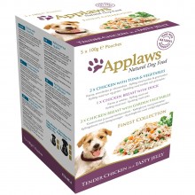 Applaws Dog Jelly Pouch Finest Selection/ Набор паучей в желе для собак "Великолепие вкусов" 5шт*100г
