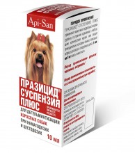 Празицид-Суспензия Плюс антигельминтный препарат для взрослых собак 10 мл